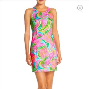 Lilly Pulitzer “Grayes” Racerback Cotton Sheath Dress